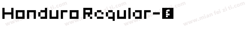 Honduro Regular字体转换